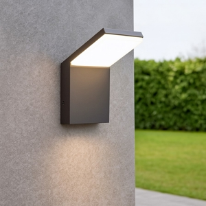 Style ap 3000k ideal lux applique da esterno terrazzo ip54 antracite