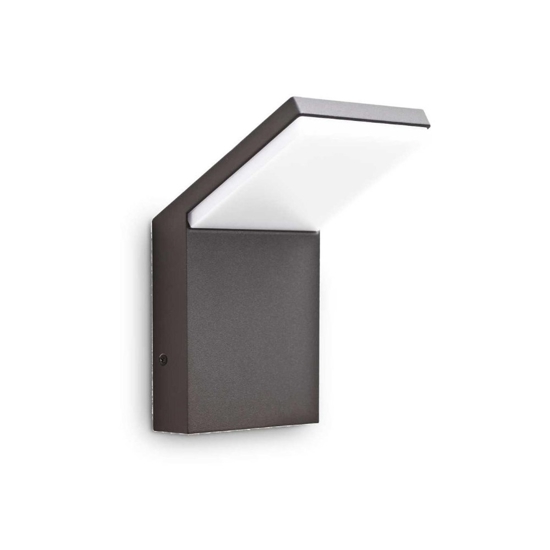Style ap 3000k ideal lux applique da esterno terrazzo ip54 antracite