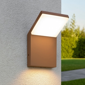 Ideal lux style ap 3000k applique da esterno marrone