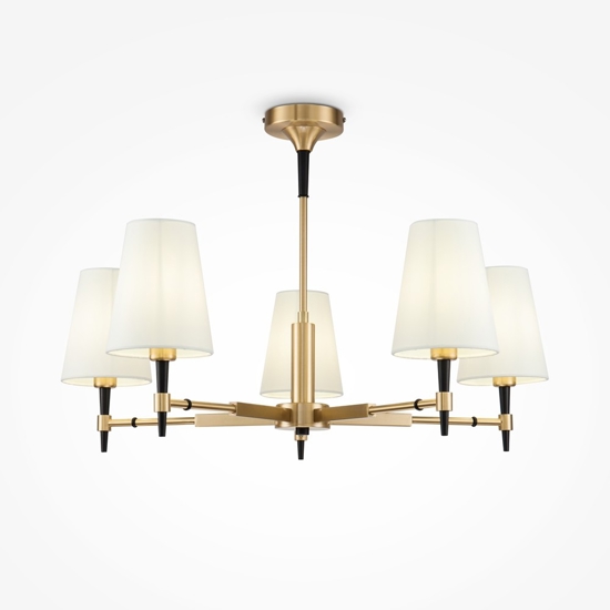 Maytoni zaragoza lampadario per camera da letto 5 luci