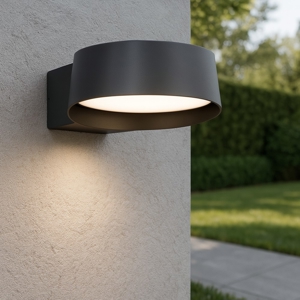 Maytoni share applique da esterno led 3000k ip54 minimal circolare