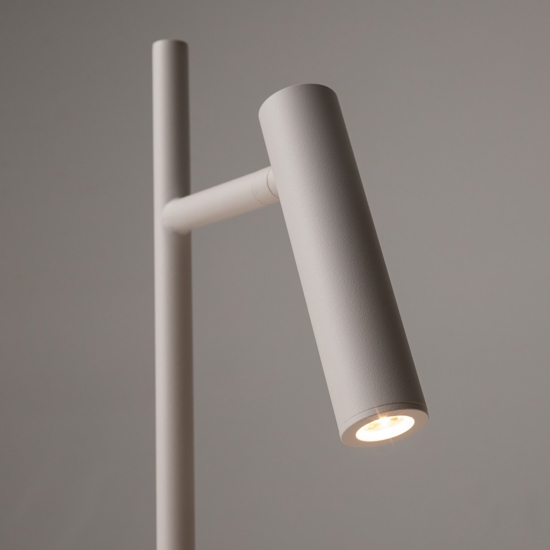 Maytoni estudo lampada da tavolo bianca moderna led 3000k