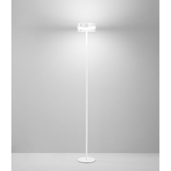 Perenz aere lampada da terra moderna bianco opaco led 20w 3000k