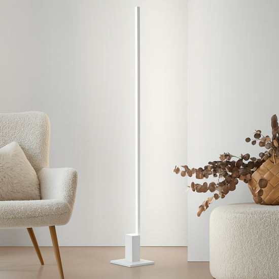 Perenz syncro lampada da terra design moderno bianco led 3000k 4000k 6000k