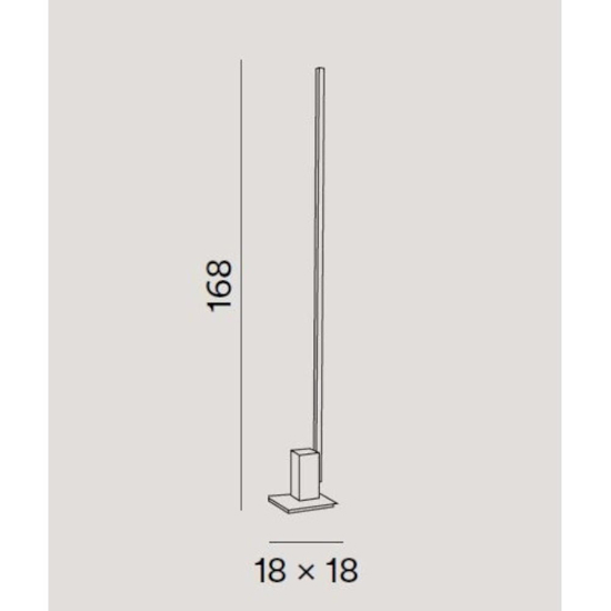 Perenz syncro lampada da terra design moderno bianco led 3000k 4000k 6000k