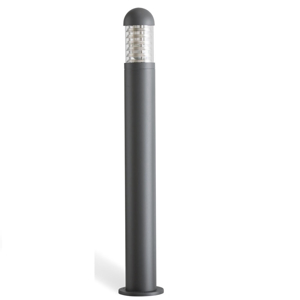 Lampione alto per giardino moderno grafite 100cm ip44
