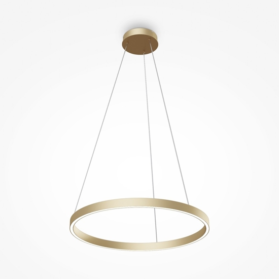Maytoni rim lampadario moderno rotondo colore oro led 4000k