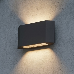 Maytoni pull applique da esterno led 8w 3000k ip54 nero minimal