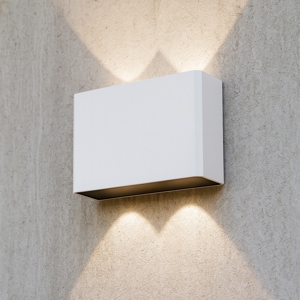 Maytoni show applique bianco da esterno led 3000k ip54