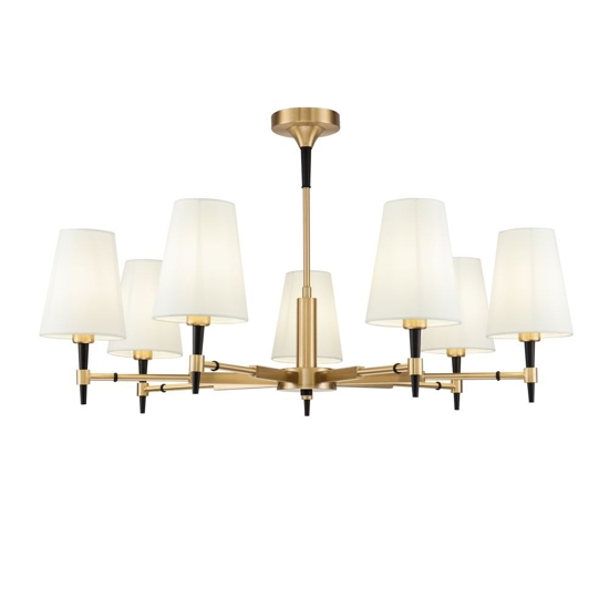 Maytoni zaragoza lampadario moderno per salotto 7 luci