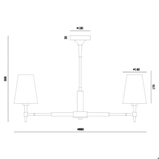Maytoni zaragoza lampadario moderno per salotto 7 luci