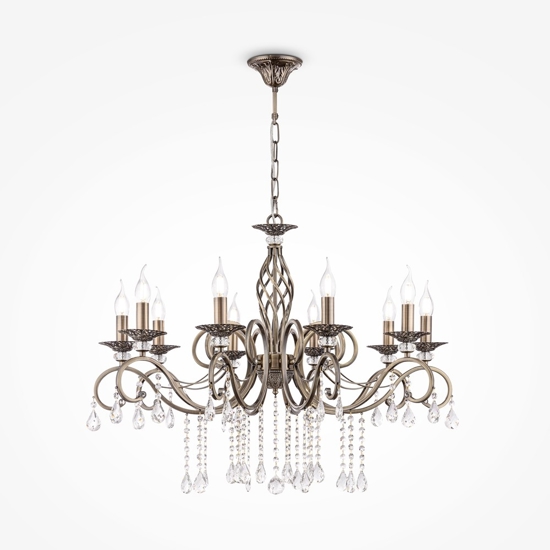 Maytoni grace lampadario per camera da letto con pendenti