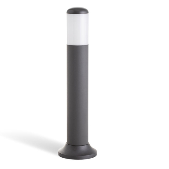 Lampione da giardino nero design moderno 60cm ip54