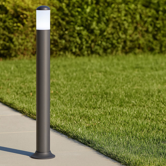 Lampione per esterno giardino nero moderno 100cm ip54