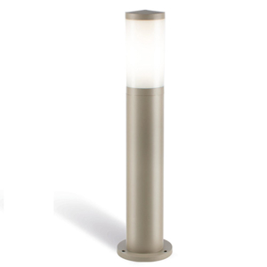 Lampione basso per esterno giardino moderno tortora ip65