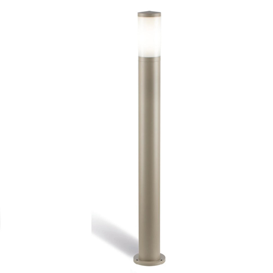 Lampione da giardino moderno tortora ip65
