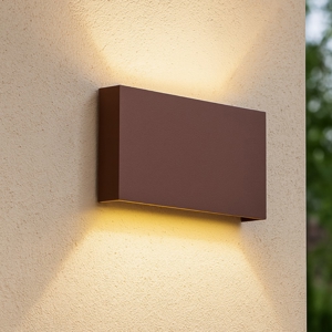 Wally affralux applique da esterno corten 20w 3000k 4000k