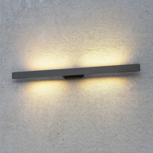 Applique per esterno moderno antracite rettangolare 24w 3000k