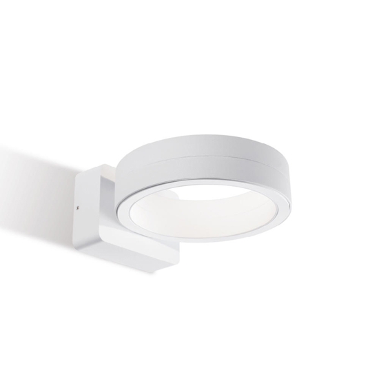 Applique da esterno bianca biemissione led 16w 4000k ip65