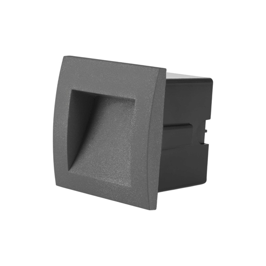 Segnapasso led 1w 3000k da esterno da incasso