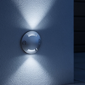 Segnapasso led per esterno ip67 incasso a parete 6500k grigio