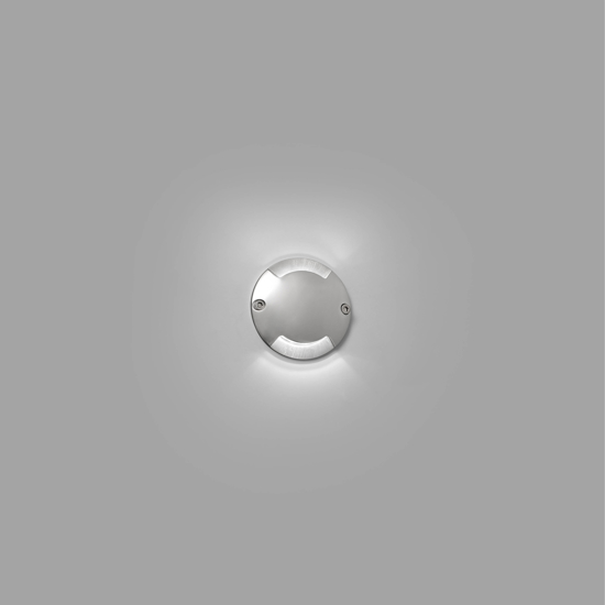 Segnapasso led per esterno ip67 incasso a parete 6500k grigio
