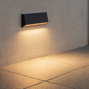Segnapasso da esterno led senza incasso 3w 3000k ip65 antracite