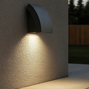 Segnapasso da esterno moderno antracite gu10 led