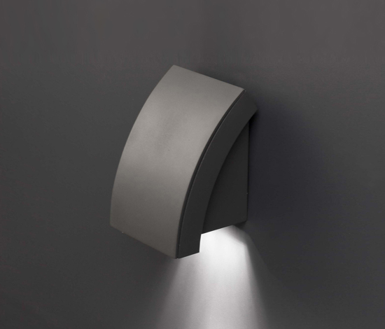 Segnapasso da esterno moderno antracite gu10 led