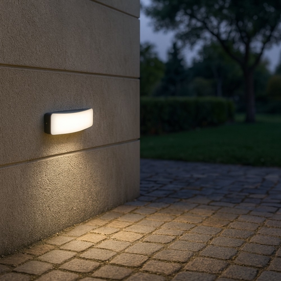 Gea luce dagr segnapasso da esterno 7w 4000k antracite