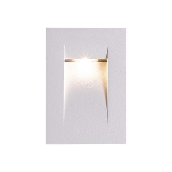 Segnapasso led per esterno 3w 3000k bianco incasso per cassetta 503