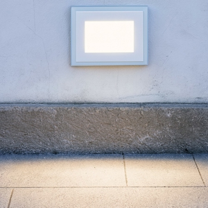 Indio ideal lux piccolo segnapasso da incasso per esterno led 3000k ip65 impermeabile bianco