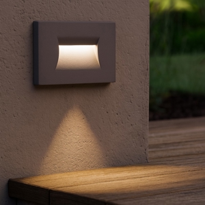 Isyluce segnapasso led 3w 4000k da incasso per esterno
