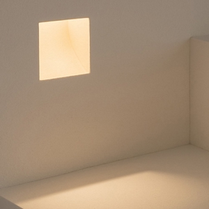 Isyluce segnapasso faretto gesso da incasso a scomparsa