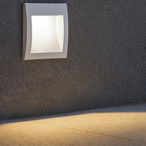 Ideal lux wire segnapasso per esterno led 1,5w 3000k bianco incasso parete ip65