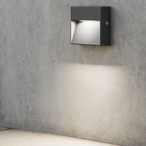 Segnapasso da esterno dedra ap big ideal lux ip65 led antracite