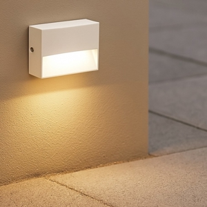 Dedra ap small ideal lux segnapasso da esterno bianca led 3000k ip65
