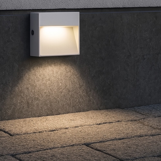 Dedra ap big segnapasso da esterno led 3000k bianca ip65 ideal lux
