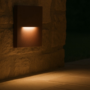 Segnapasso per esterno led marrone 3w 3000k fp
