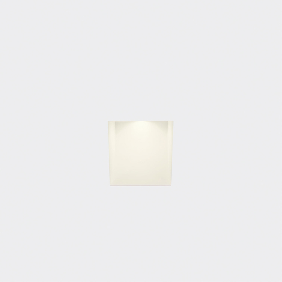 Segnapasso di gesso da incasso a scomparsa bianco g9 led