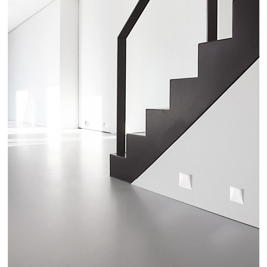 Faretto segnapasso in gesso da incasso g9 4w 3000k