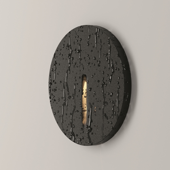 Maytoni segnapasso lock nero led per esterno da incasso 3w 3000k