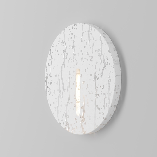 Maytoni lock segnapasso tondo led per esterno da incasso 3w 3000k ip54