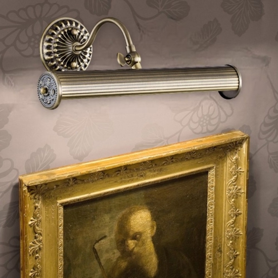 Maytoni renoir applique da bagno anticato stile vintage per specchio