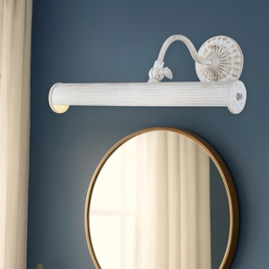 Maytoni renoir applique bagno bianco anticato per specchio