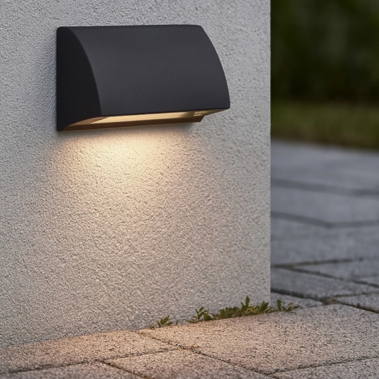 Segnapasso led 3w 3000k da esterno antracite