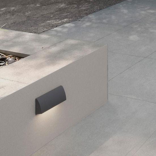 Segnapasso led 3w 3000k da esterno antracite