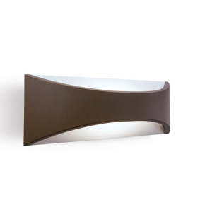 Applique marrone per esterno balcone moderno led 12w 4000k ip65