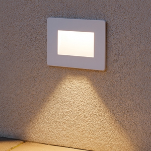 Segnapasso led bianco da incasso 3w cct per cassetta 503 ip54