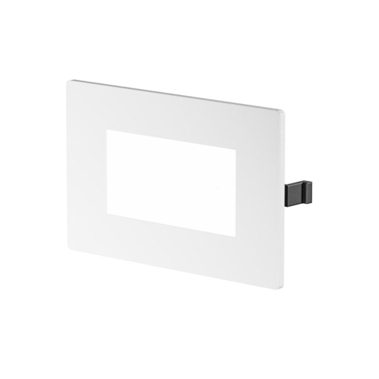 Segnapasso led bianco da incasso 3w cct per cassetta 503 ip54